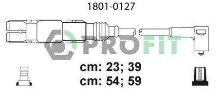 Комплект кабелів високовольтних profit 1801-0127