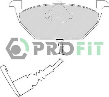 Колодки тормозные дисковые profit 50001398 (фото 1)