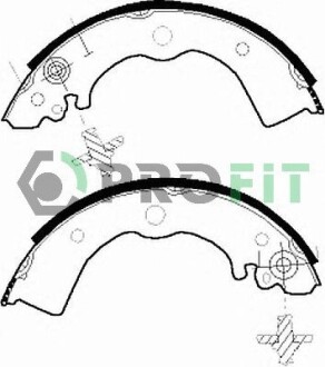 Колодки гальмівні барабанні profit 5001-0412