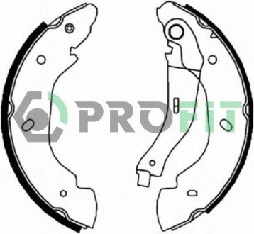 Колодки тормозные барабанные profit 5001-5960