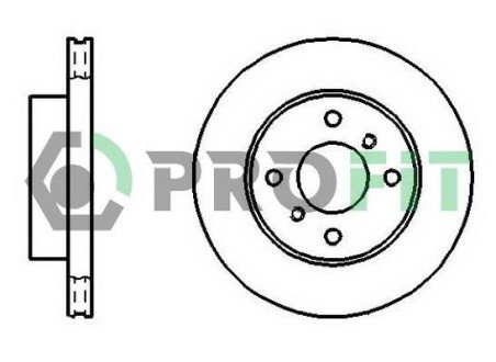 Диск гальмівний profit 5010-0260