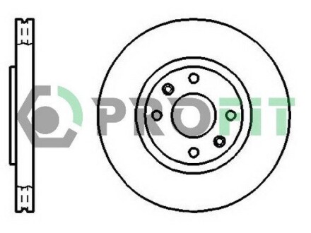 Диск гальмівний profit 5010-1152