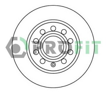 Диск гальмівний profit 5010-1224