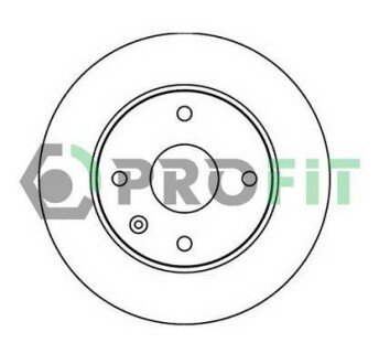 Диск гальмівний profit 5010-1257