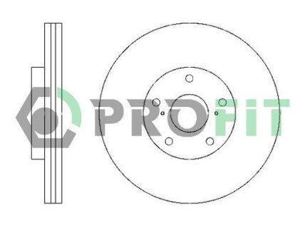 Диск гальмівний profit 5010-1446
