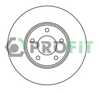 Диск тормозной profit 5010-2007