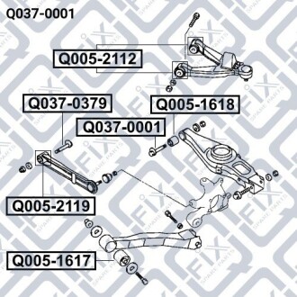 Болт з ексцентриком q-fix q0370001