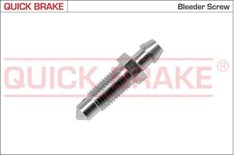 Штуцер для прокачки тормозной системы quick brake 0090 (фото 1)