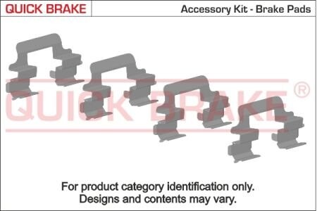 Р/к дискових гальм. колодок quick brake 1091601