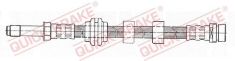 Гальмівний шланг quick brake 32.963