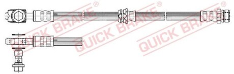 Гальмівний шланг quick brake 50.832X