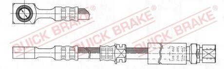 Гальмівний шланг quick brake 50.976