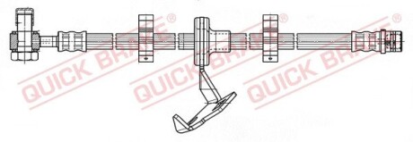 Гальмівний шланг quick brake 59.987X