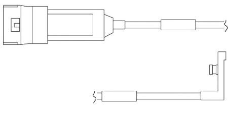 Датчик износа тормозных колодок quick brake ws 0119 a