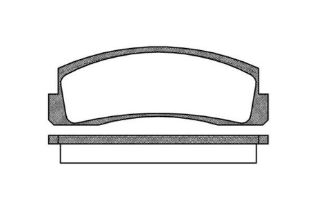 Колодки гальмівні дискові remsa 0103.00