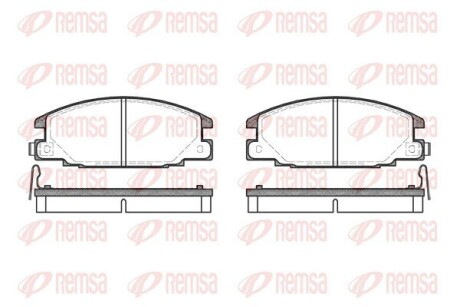 Колодки гальмівні дискові remsa 0238.04