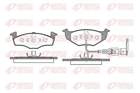 Колодки гальмівні дискові remsa 0609.11