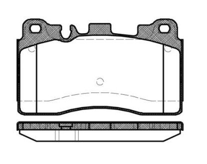 DB Гальм. колодки задн. E-CLASS T-Model (S212) E 63 AMG (212.277) 09-11 remsa 1454.00