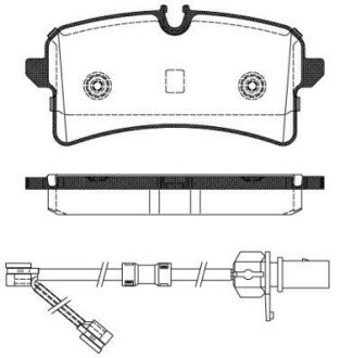 VW гальмівні колодки задні Audi A6/7 11- remsa 1505.02