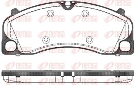 Колодки гальмівні дискові remsa 1509.00