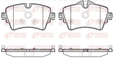 Колодки гальмівні дискові remsa 1599.08