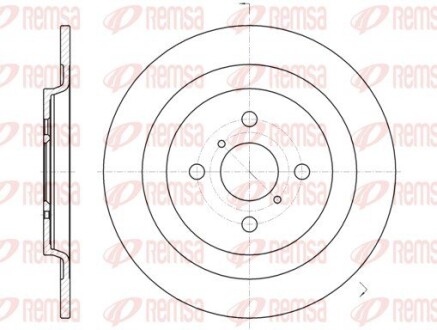 Диск гальмівний remsa 61173.00