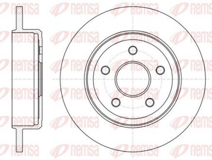 Диск тормозной remsa 61211.00