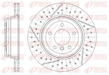 Диск гальмівний remsa 61451.10