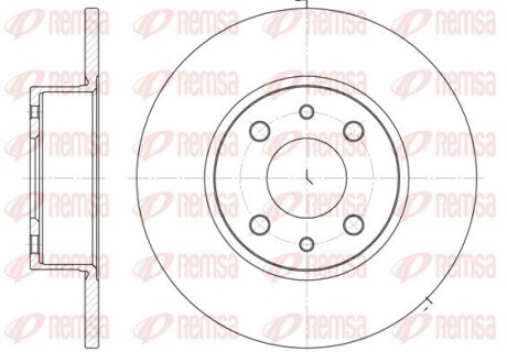 Диск тормозной remsa 6150.00