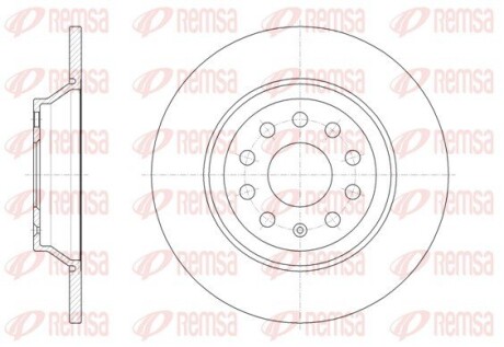 Диск гальмівний remsa 61587.00