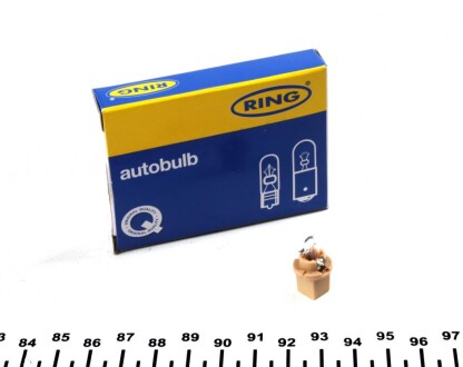 Автолампа BAX 1,4 W прозрачная ring r8328