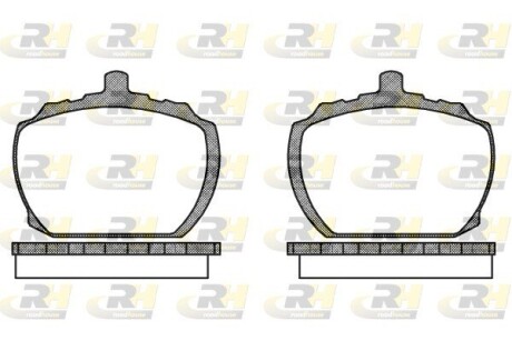 Гальмівні колодки дискові roadhouse 2058.10