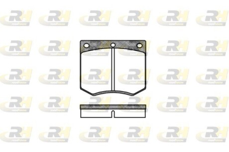 Гальмівні колодки дискові roadhouse 2063.00