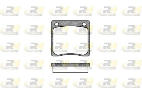 Гальмівні колодки дискові roadhouse 2067.00