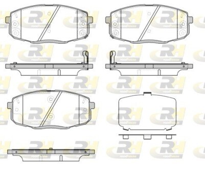 Гальмівні колодки дискові roadhouse 21038.12