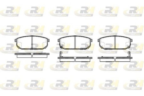 Гальмівні колодки дискові roadhouse 21042.02