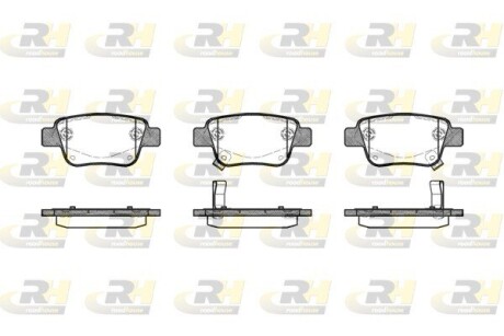 Гальмівні колодки дискові roadhouse 21047.02