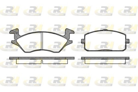 Гальмівні колодки дискові roadhouse 2105.10