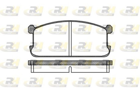 Гальмівні колодки дискові roadhouse 2106.00