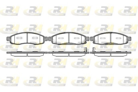 Гальмівні колодки дискові roadhouse 21094.12