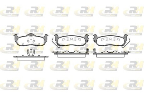Гальмівні колодки дискові roadhouse 21106.02