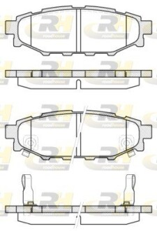 Гальмівні колодки дискові roadhouse 21136.12