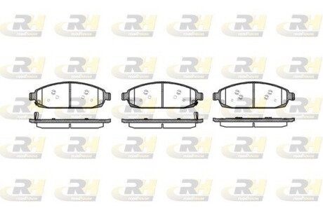 Гальмівні колодки дискові roadhouse 21173.02