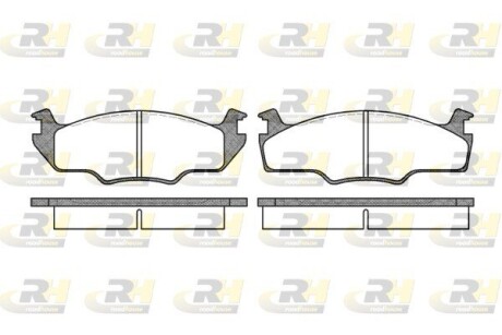 Гальмівні колодки дискові roadhouse 2121.10