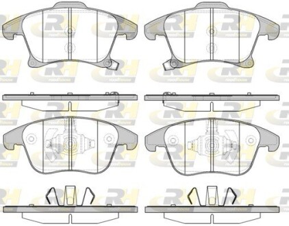 Гальмівні колодки дискові roadhouse 21249.22