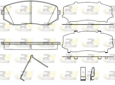 Гальмівні колодки дискові roadhouse 21267.02