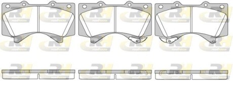 Гальмівні колодки дискові roadhouse 21271.02