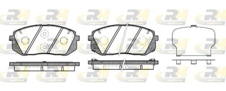 Гальмівні колодки дискові roadhouse 21302.22