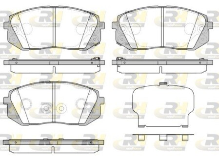 Гальмівні колодки дискові roadhouse 21302.52