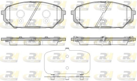 Гальмівні колодки дискові roadhouse 21322.12